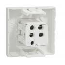 SCHNEIDER ELECTRIC - NU322518 Двуполюсен ключ 20А двумодулен бял New Unica (1)