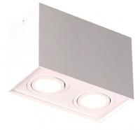MAXLIGHT - Спот Maxlight Basic Square II WH C0088 , 2 x 50W GU10 230V