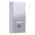 ACA LIGHTING - MODYS BUTTON WITH INDICATOR & SYMBOL VENTILATOR 1M. SILVER 10101333136