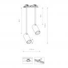NOWODVORSKI - Spot lamp 7740 MONO SURFACE LONG II BLACK • GU10 2X10W only LED • IP20 (1)