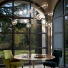 IDEAL LUX - Полилей  EQUINOXE SP12 OTTONE ANTICO 200125