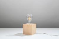 SOLLUX - Table lamp ABEL natural wood SL.0677