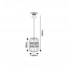 RABALUX - Pendant luminaire INDIANA E14 1X40W 5283 (1)