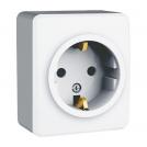 ACA LIGHTING - Контакт Шуко 16A за външен монтаж MURATA Бял 1000226001