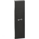 BTICINO - KG01F Lightable covers with key symbol - 1 module - black