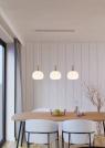 EGLO - Пендел SUMMERHILL E27 3X40W дърво/бяло - 44066 (2)