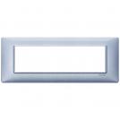 VIMAR - 14657.73 - Plate 7M metal metallized blue
