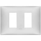 VIMAR - 09679.21 cover plate - 2 separate module matt silver color NEVE UP