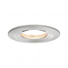 PAULMANN - Луна 93882  LED recessed light Nova Plus Coin rigid IP65 round 78mm Coin✴6W⚡470lm⚡230V dimmable⚡2700K✴Полирано желязо 