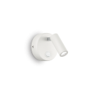 IDEAL LUX - Аплик  PAGE AP1 ROUND Bianco  142586
