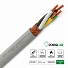 КАБЕЛ - Copper Shielded Cable 300/500V CPR Cca-s3,d1,a3, 2×1,5 mm², FR2OH2R16