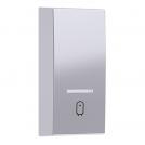 ACA LIGHTING - MODYS BUTTON WITH INDICATOR & SYMBOL BOILER 1M. SILVER 10101333133