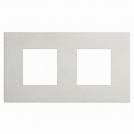 BTICINO - cover plate2+2 modules White Mica Light Now YA4802M2WM