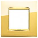 VIMAR - 20642.G24 - Classic plate 2M Galvan.polished gold