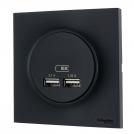 SCHNEIDER ELECTRIC - S540407 Odace - doube USB charger 2.1 A - anthracite (2)