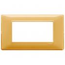 VIMAR - 14654.43 - Plate 4M Reflex amber
