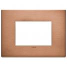 VIMAR - 22653.86 - Eikon Exe Рамка 3М италиански стандарт Brushed copper
