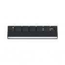 NOVA LUCE - Magnetic Track Light  L: 22.1 W: 2.2 H: 5.1 cm.  9010238  BREDA MAGNETIC LED 6W DC48V Philips 200Lm >90 3000K IP20