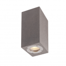 ACA LIGHTING - spot luminaire MK0532SΒ IP65 2XGU10 BLACK CEMENT