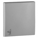 EFAPEL - Face plate for Switch with housekeeping symbol ALUMINIUM 90606 TAL LOGUS 90