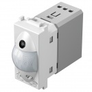 TEM - EM31MW Motion sensor PIR, 110°, range 8m @ h=1.2m, 5A, requires neutral, 1M, color White mattt, Modul