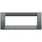 VIMAR - 16736.23 - Classica plate6M metal metall.anthracite 