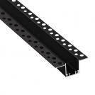 ULTRALUX - Rail for recessed mounting deep black 2 M 48V DC LMST30R2