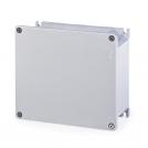 SCAME - Junction Box 192х168х80mm IP66 UV, solid walls, screw closure aluminium Alubox 653.03