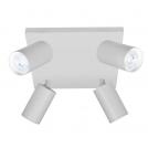 VIVALUX - Спот за външен монтаж SP714-4SQ BK LUX БЯЛ GU10 4x35W VIV004567 