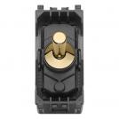 VIMAR - 1P NO 10A push button Vintage gold - 22008.82
