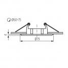 KANLUX - Downlight VIDI CTC-5514-W 50W 02790 (1)