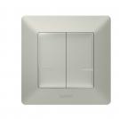 LEGRAND - 752387 Valena Life with NETATMO Double switch - Wireless - Aluminium
