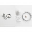 NOVA LUCE - Suspension Kit with 2m wire   9193429  4-WIRES TRACK ✴ White   