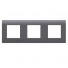 ACA LIGHTING - Рамка 3х2М немски стандарт MODYS Сив релеф 10101431623