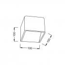 ACA LIGHTING - Аплик WALL & CEILING LUMINAIRES L35037WD (2)