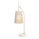 ELMARK - THERA TABLE LAMP 1XE14 WHITE/CHROME - 955THERA1T/WH