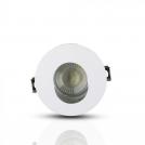 V-TAC - GU10 Fitting White+Chorme Round SKU: 3164 VT-874