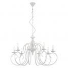 INCANTI - pendant  luminaire CIRCE ICI C8 01  CAND 8x42W E14 WHITE