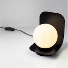 NOVA LUCE - Bedside lamp  L: 14 W: 10 H: 18 cm Cable Length: 150cm    9001083  KAMEN ⚡ LED E14 ⚡ 1x5Watt ⚡ 230V ⚡ IP20 ✴ White/Black 