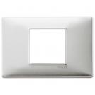 VIMAR - 14652.81 - Plate 2centrM brushed aluminium