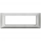 VIMAR - 14657.71 - Plate 7M metal Silver