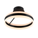 TRIO - Плафон Ø40cm h24cm DIOS 631410132 21W 2400lm, 2300+3000+4000K смяна на цветна температура, черен