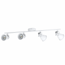 EGLO - Спот 4хGU10 240lm L-770 бяло  98396  SERAS 1