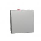 SCHNEIDER ELECTRIC - NU320130 New Unica - One-way switch 10A screwless 2modules aluminium