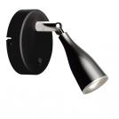 V-TAC - 4.5W LED Единична Спот Лампа 3000K Черна С Ключ SKU: 218676