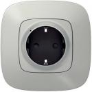 LEGRAND - Контакт шуко 16A Smart Valena Allure Алуминий с рамка Legrand Netatmo 752794