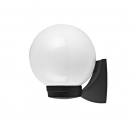 ACA LIGHTING - Градински аплик Ø200 влагозащитен черен IP44 PLGM1B