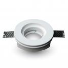 V-TAC - SKU: 3652 VT-771 GU10 GYPSUM FITTING ROUND-WHITE