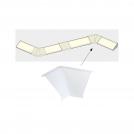 PAULMANN - 70264  LED Strip Profile Delta Connector Corner 2 Pack✴Satin