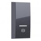 ACA LIGHTING - MODYS BUTTON WITH INDICATOR & SYMBOL INFR. 1M. ANTHRACITE 10101333138